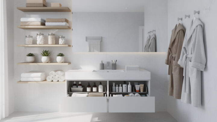 découvrez les meilleures solutions de rangement pour une salle de bain bien organisée, alliant praticité et style pour optimiser votre espace au quotidien.